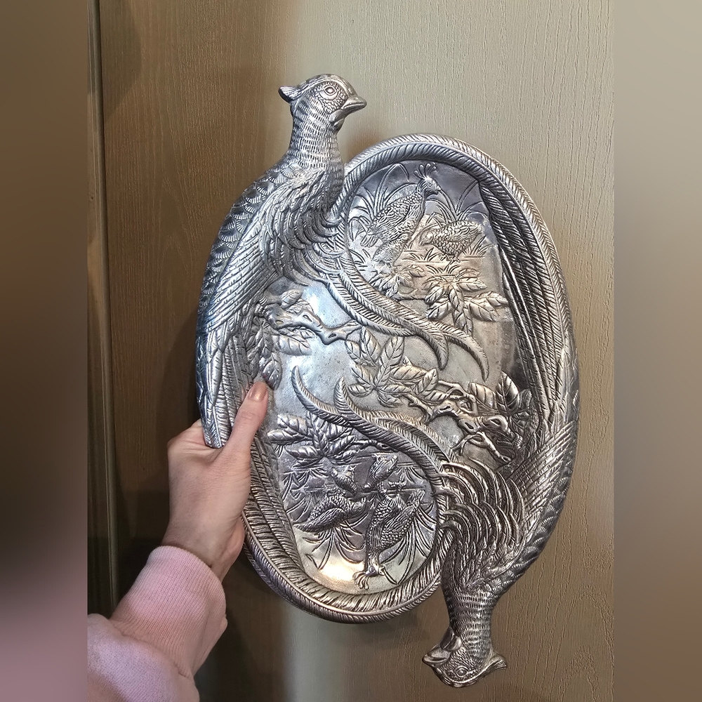 Stunning Vintage Pheasant Platter